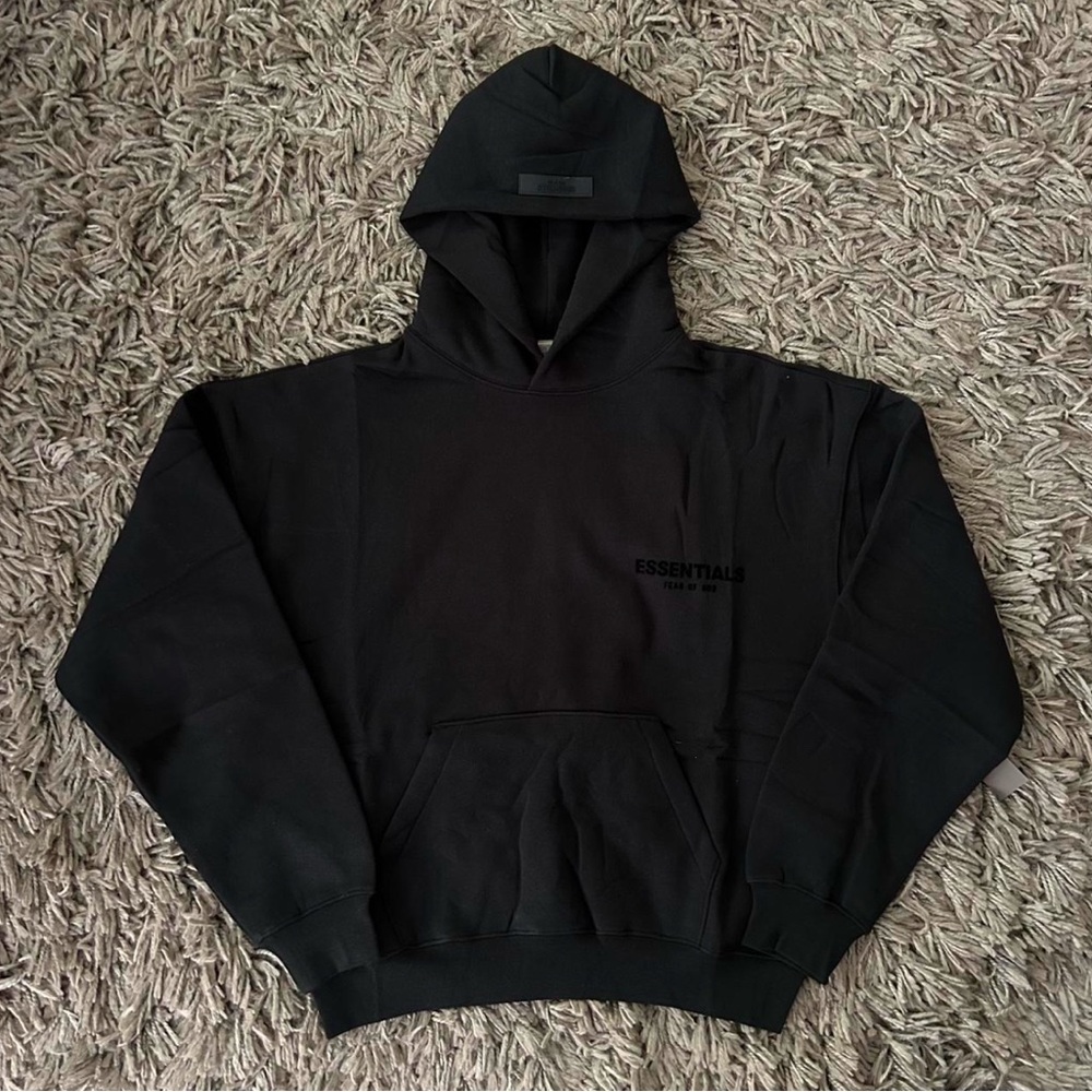 Fear of God Essentials Black Hoodie